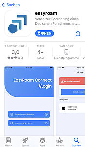 easyroam-App herunterladen