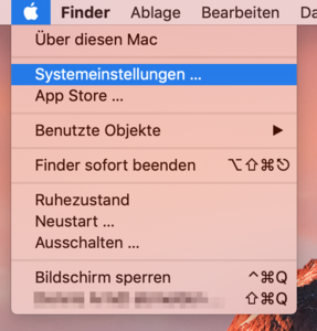 Systemsettings - Screenshot © HTW Berlin