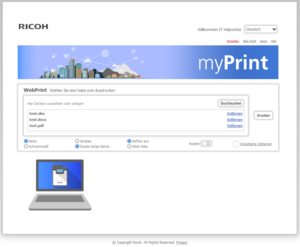 myPrint Website