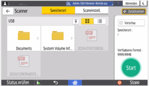 Scan to Storage Device