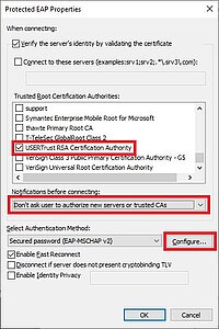 Make security settings