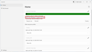 Check validity period