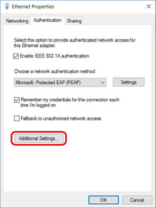 Select Additional Settings