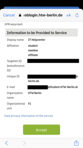 Agree to transmission