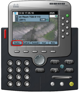 Telefonmenü