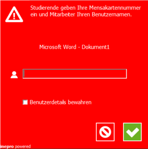Enter Studierendenwerk number