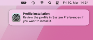 You still have to download a profile