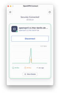 OpenVPN VPN Successfully Connected