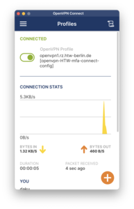 OpenVPN VPN Successfully Connected