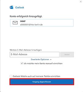 [Translate to Englisch:] Vorgang abschließen