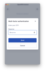 OpenVPN Second Factor Entry